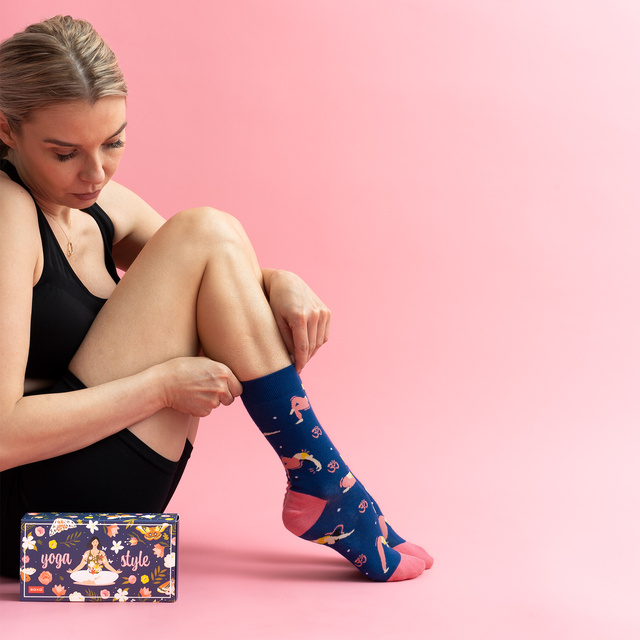 Dámske jógové ponožky SOXO v balení - 3 páry