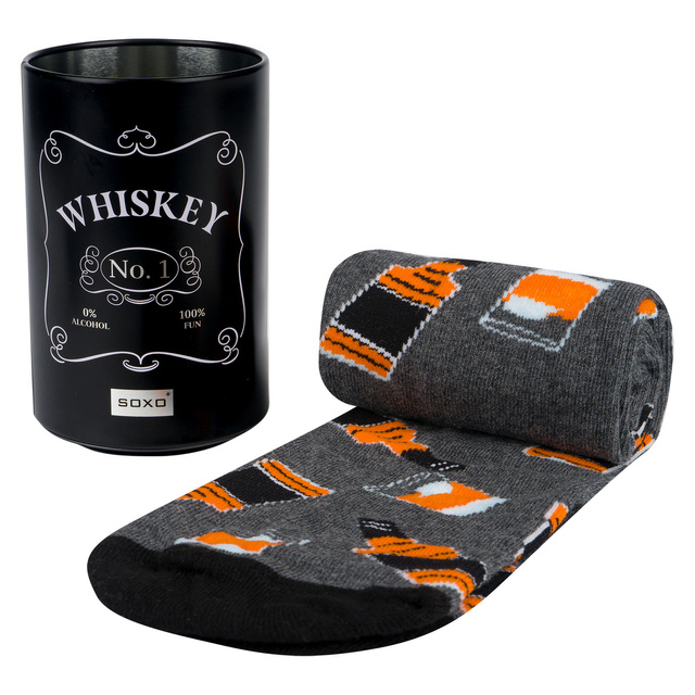 OUTLET Pánske ponožky Whisky vo fľaši