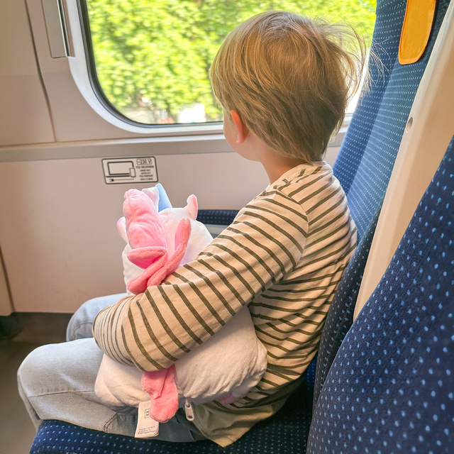 Multifunkčný cestovný vankúš MOMO WAY jednorožec | rožok | mäkký vankúš na krk