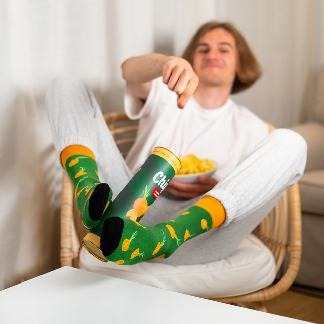 Pánske dámske ponožky SOXO čipsy v tube - 3 páry