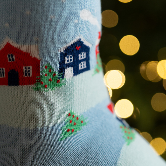 Dámske vianočné ponožky SOXO – 5 párov