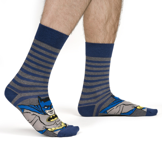 Pánske tmavomodré ponožky SOXO GOOD STUFF Batman DC Comics | pre neho