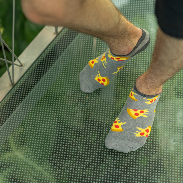 Sada 6x Pánske ponožky SOXO GOOD STUFF v krabičke na pizzu