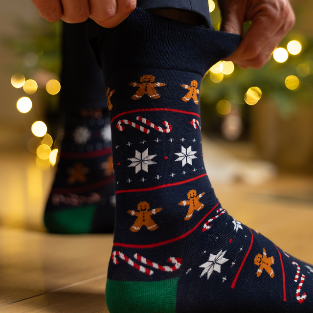 Vianočné ponožky s perníčkom