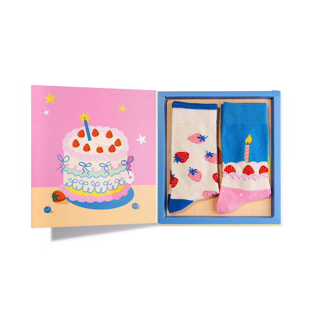Ponožky Narodeninová Torta 2 pack