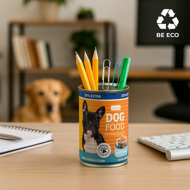 Pánske dámske ponožky SOXO buldog v plechovke