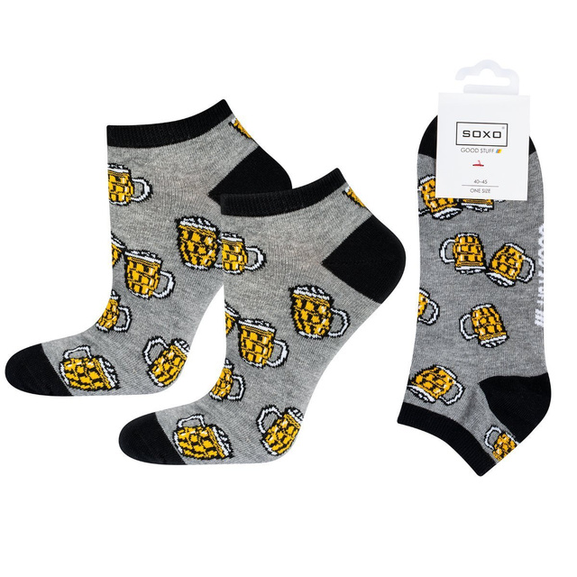Pánske farebné ponožky SOXO - 4 páry