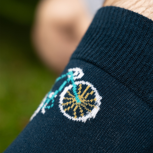 Farebné pánske ponožky SOXO bicykel