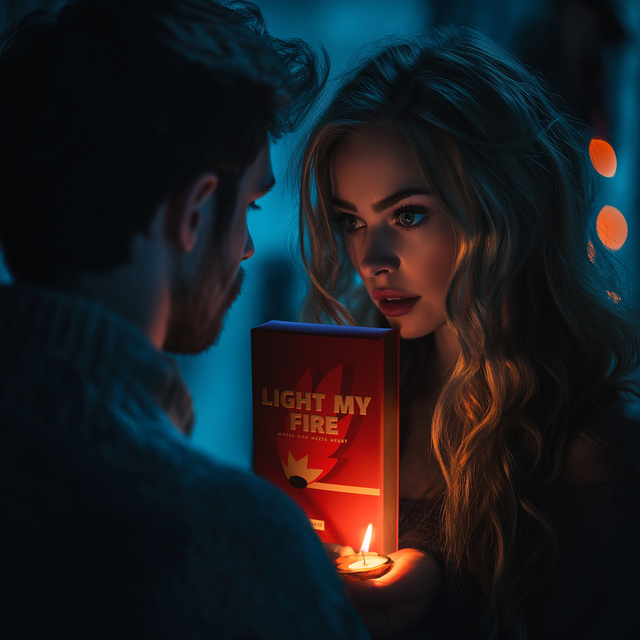 Pánske farebné ponožky SOXO Zápalky - 2 páry