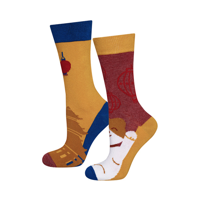 Farebné dámske ponožky SOXO Japan