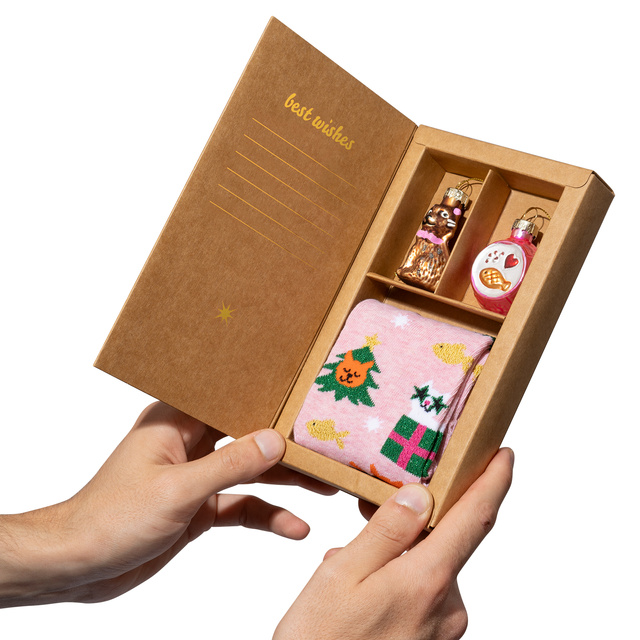 Súprava Ponožky + Ozdoby Mačka