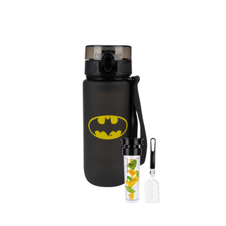Fľaša na vodu 0,6L čierna | odolná a praktická | Batman