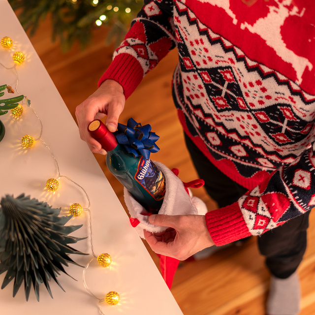 Farebné dámske ponožky SOXO Varené víno vo fľaši