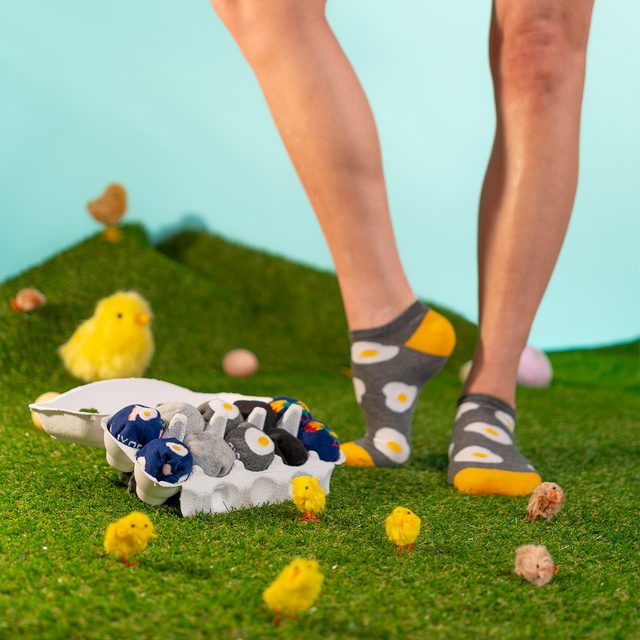 Farebné pánske a dámske ponožky SOXO prelisované - 5 párov