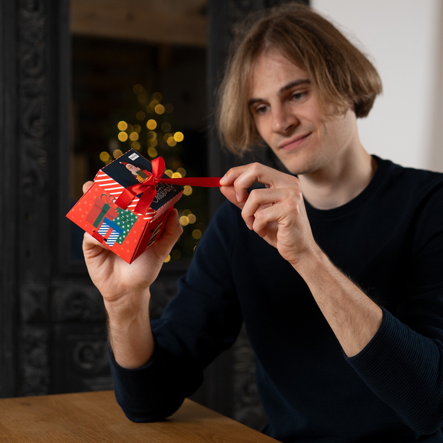 Vianočné Ponožky v Krabičke