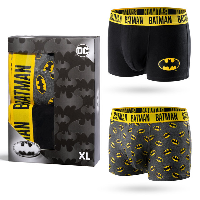Sada 2x pánske boxerky Batman | Nápad na darček | Deň chlapcov | Bavlnené nohavičky