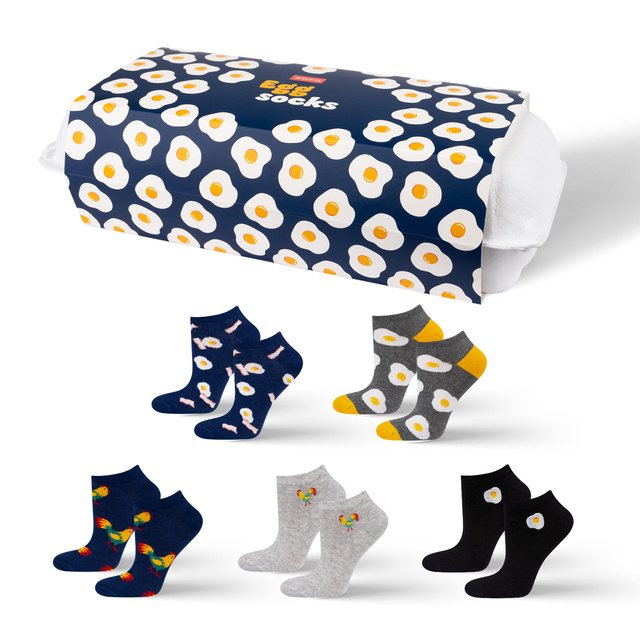 Farebné pánske a dámske ponožky SOXO prelisované - 5 párov