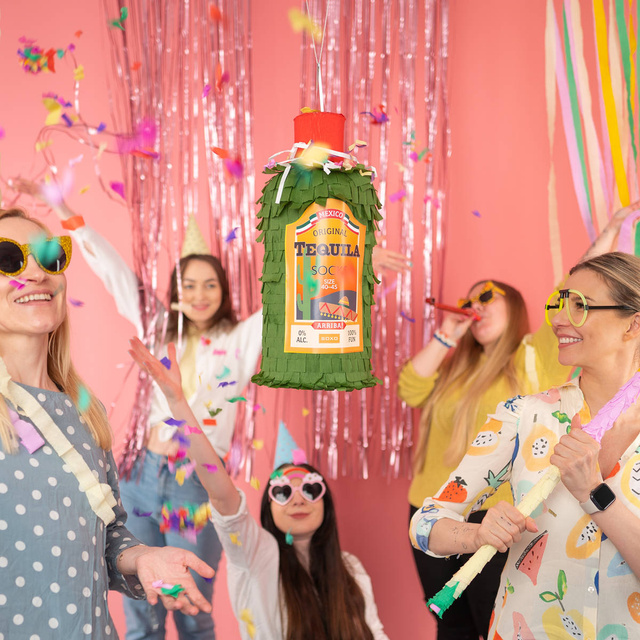 Farebné pánske ponožky SOXO GOOD STUFF Tequila vo fľaši vtipné bavlnené 