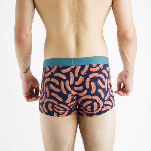 Pánske boxerky párky v plechovke SOXO | Vtipný darček | Deň chlapcov | Bavlnené nohavičky pre neho | Kuracie párky