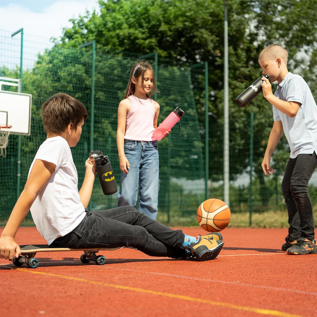 Fľaša na vodu 0,6L čierna | odolná a praktická | Batman