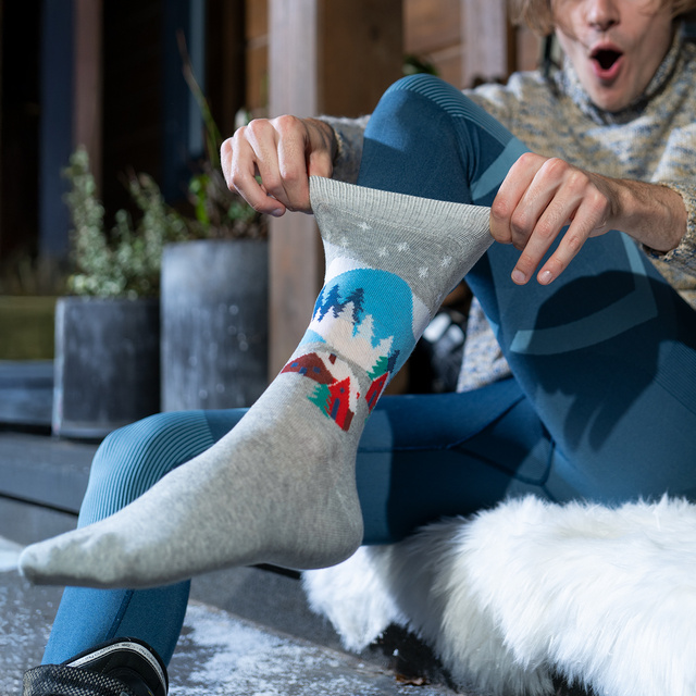 Pánske a dámske ponožky Soxo lyžovanie – 5 párov