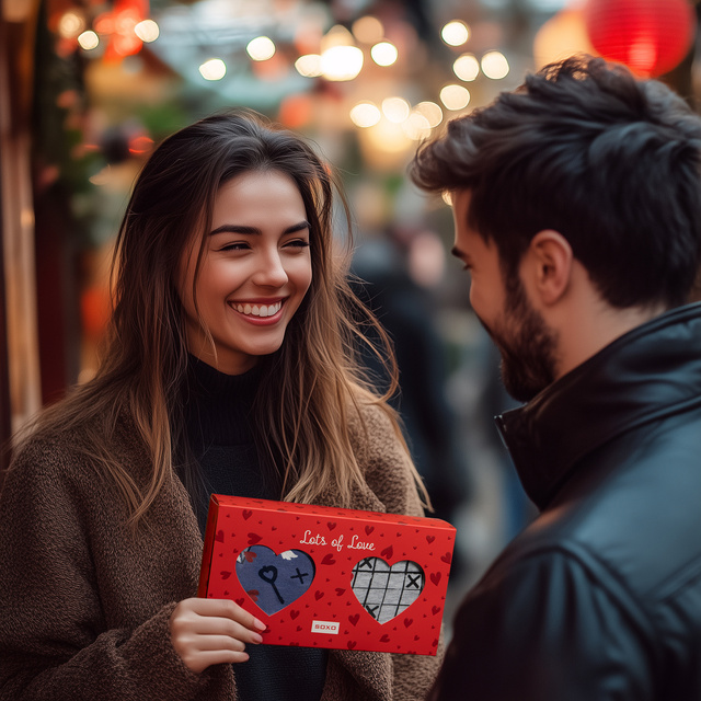 Sada Boxerky SOXO srdce a šíp - 2 páry