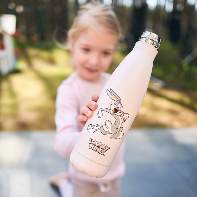 Termálna fľaša 500ml ružová | odolný a praktický | Warner Bros | Bugs Bunny
