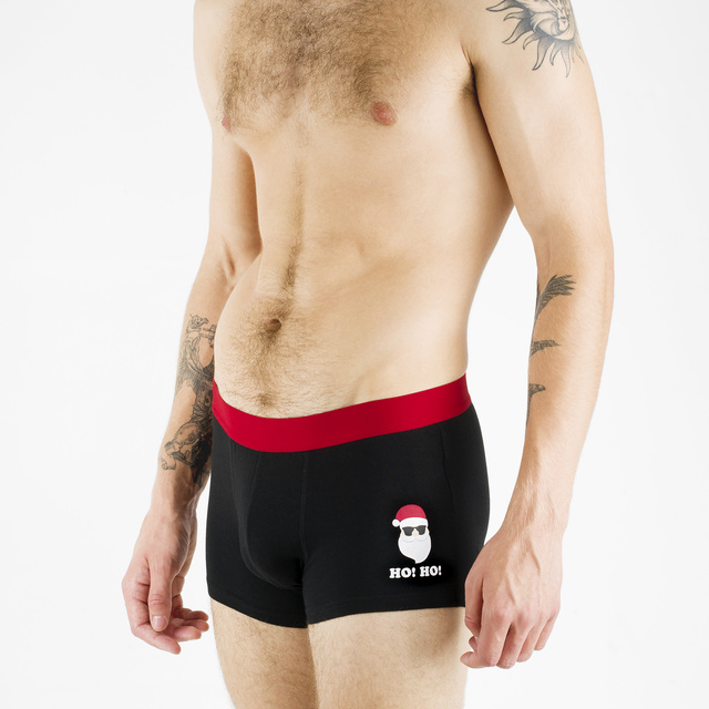 Soxo pánska darčeková súprava | 2x vianočné ponožky | 2x vianočné boxerky | darček na Mikuláša | pre Neho | Vtipný set