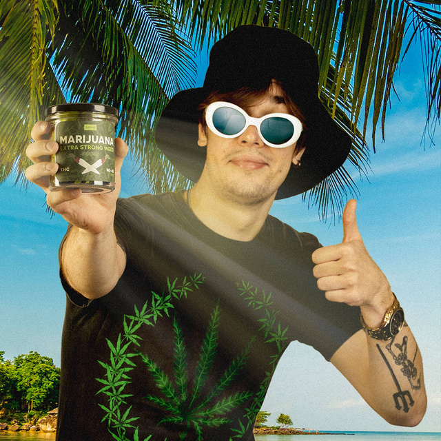 Veselé zelené pánske ponožky SOXO v tégliku vtipné bavlnené