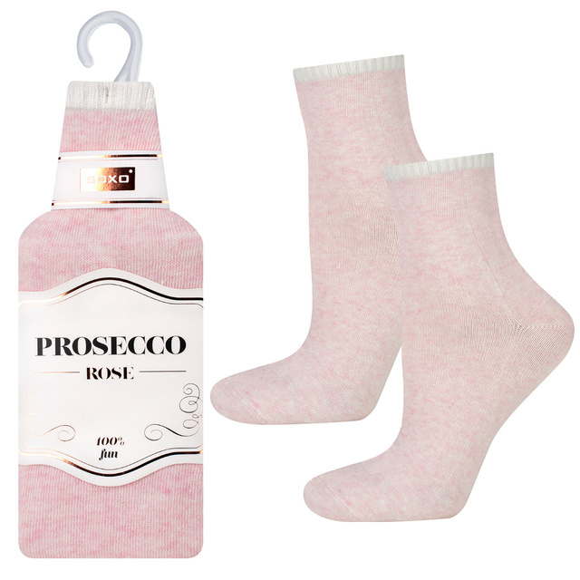 Dámske ponožky SOXO Prosecco s banderole
