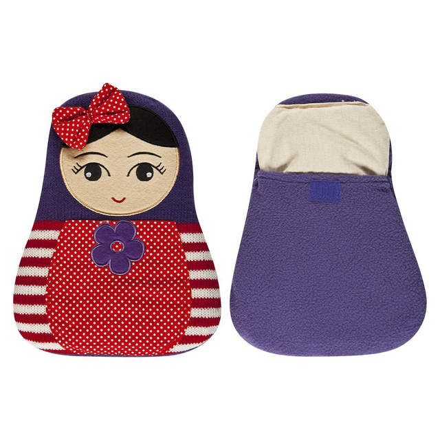 OUTLET Farebný ohrievač SOXO Dry Hot Water Bottle Bottle v obale ako darček pre detskú bábiku