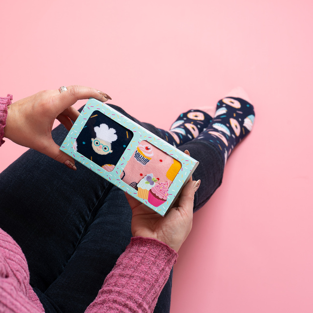 Dámske ponožky SOXO na domáce pečenie - 2 páry