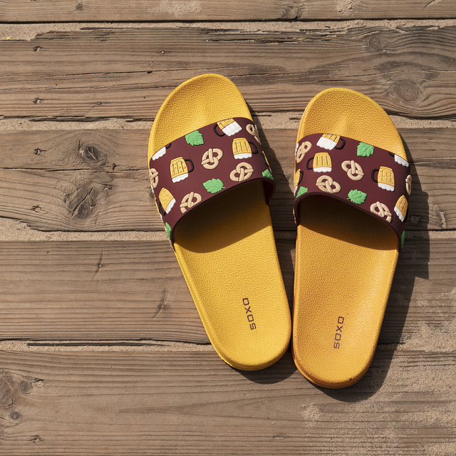 Plavky + šľapky pivný motív