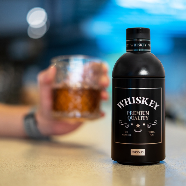 Pánske boxerky Whisky vo fľaši SOXO | Nápad na darček | Deň chlapcov | Bavlnené nohavičky
