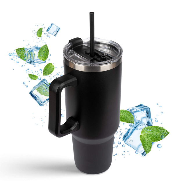 Termohrnček Momo Way čierny 1200ml