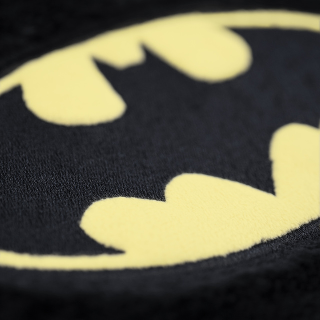 Čierny termofor SOXO ohrievač v plyšovom obale BATMAN nápad na darček VEĽKÝ 1,8l