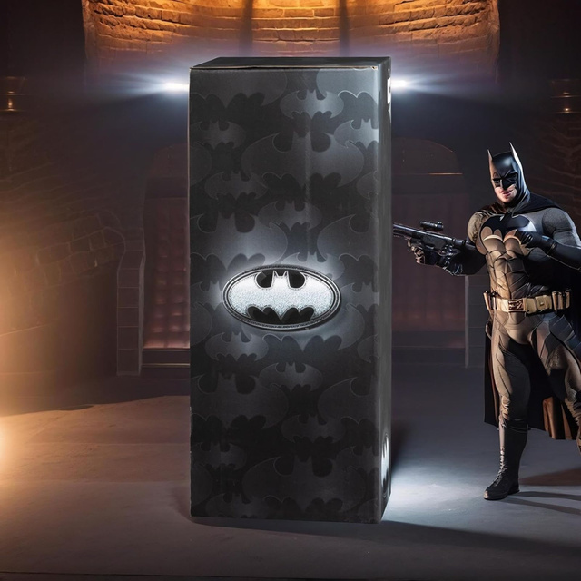 Fľaša na vodu 0,6L čierna | odolná a praktická | Batman