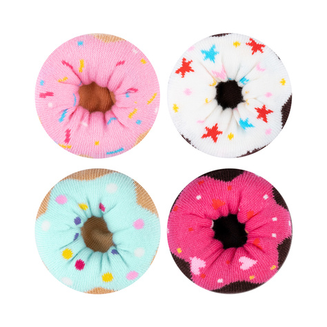 Sada 4x Dámske ponožky SOXO Donuts v krabičke