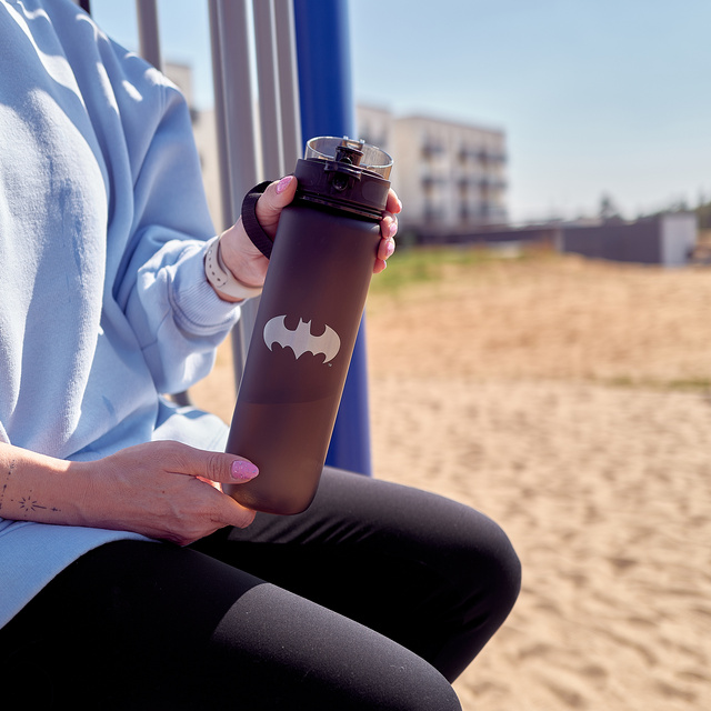 Fľaša na vodu 1L čierna | odolná a praktická | Batman