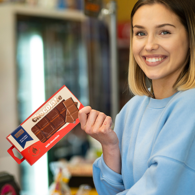 Dámske ponožky SOXO tabuľka čokolády
