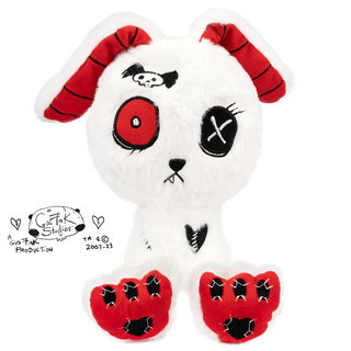 Maskot Gus Fink biela mačka Numb x Bunny