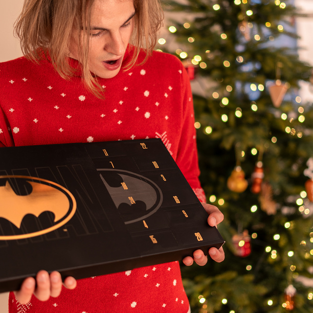 Adventný kalendár s Ponožkami Batman 12-pack