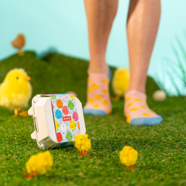 2x Dámske ponožky SOXO Veľká noc | darček pre ňu