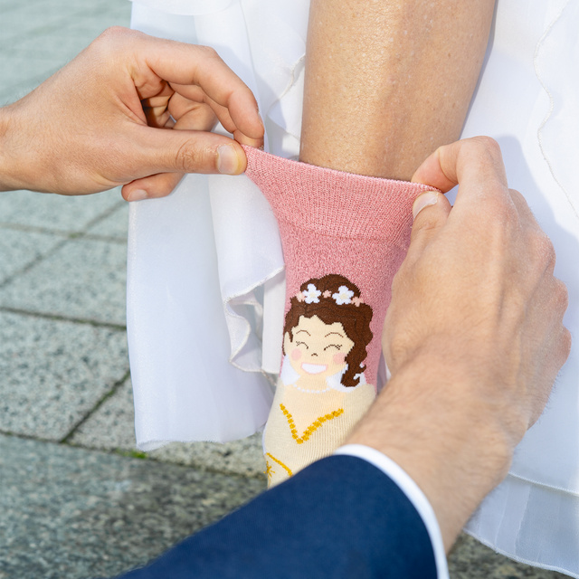 Dámske a pánske ponožky SOXO manžel a manželka v balení – 2 páry