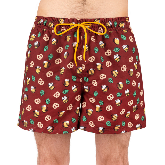 Plavky + šľapky pivný motív