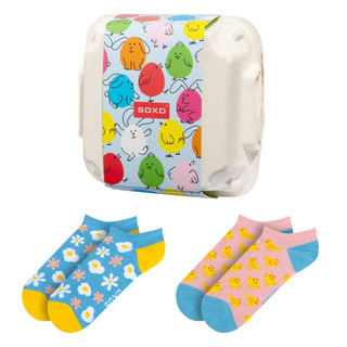 2x Dámske ponožky SOXO Veľká noc | darček pre ňu