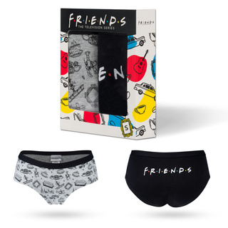 2x Farebné dámske nohavičky SOXO | Priatelia | ideálne ako darček pre ňu