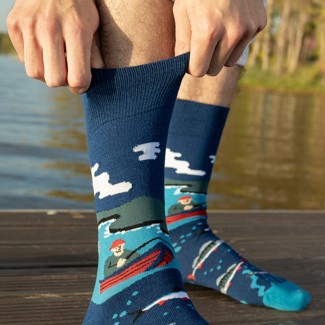 Pánske ponožky SOXO rybár - 2 páry