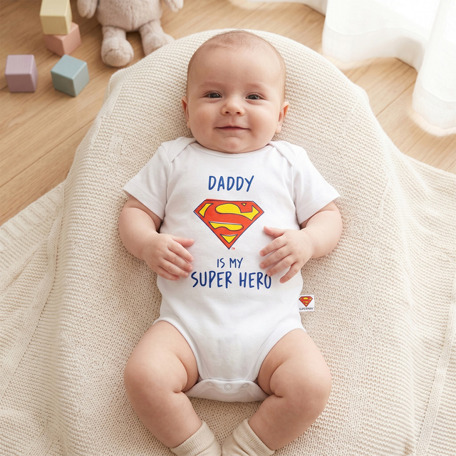 Sada 4x Dojčenské body Warner Bros Superman