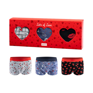 Sada Boxerky SOXO Valentín - 3 páry